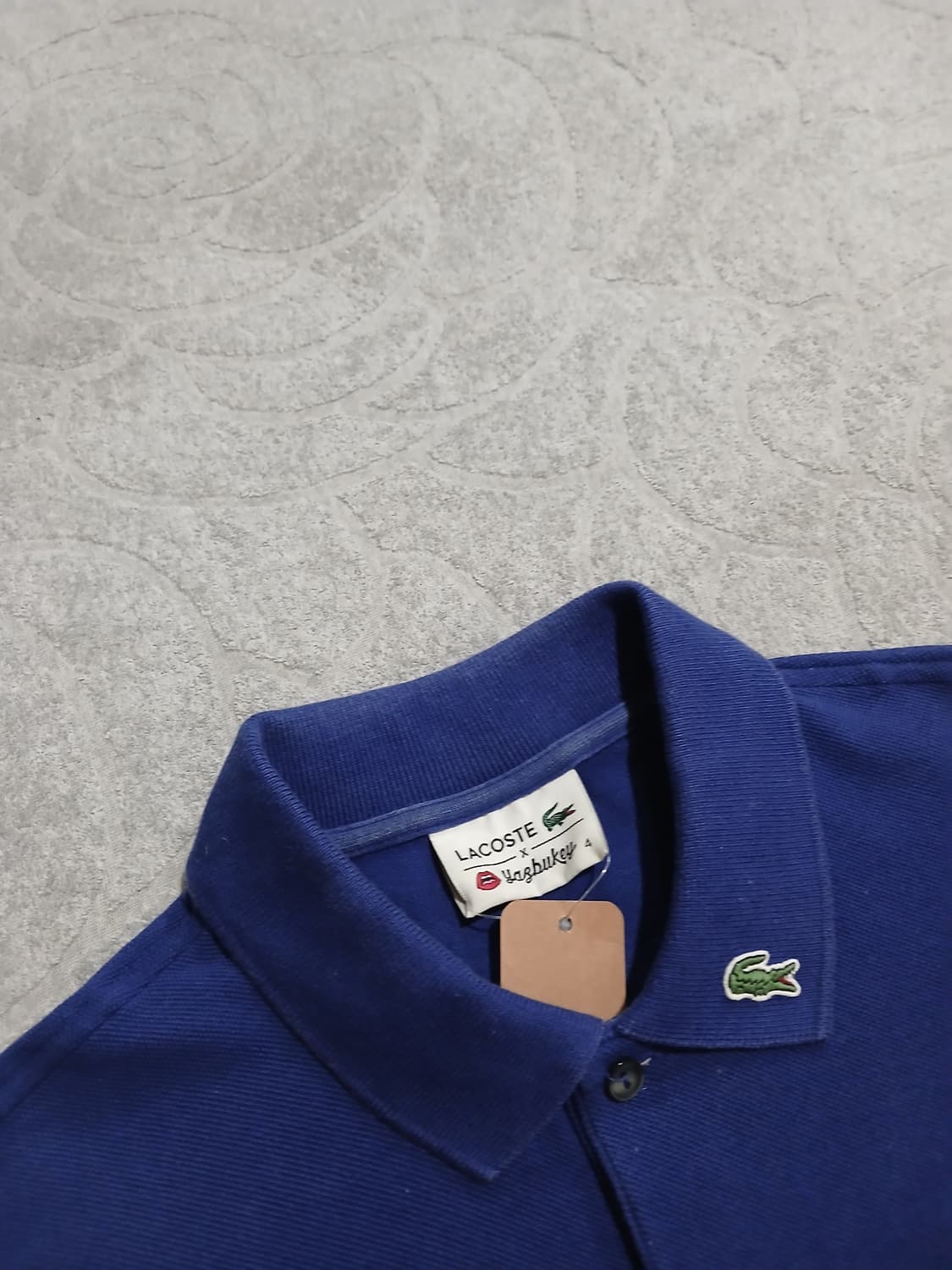 라코스테 블루 반팔 카라티 포인트 패치 M 상품이미지3