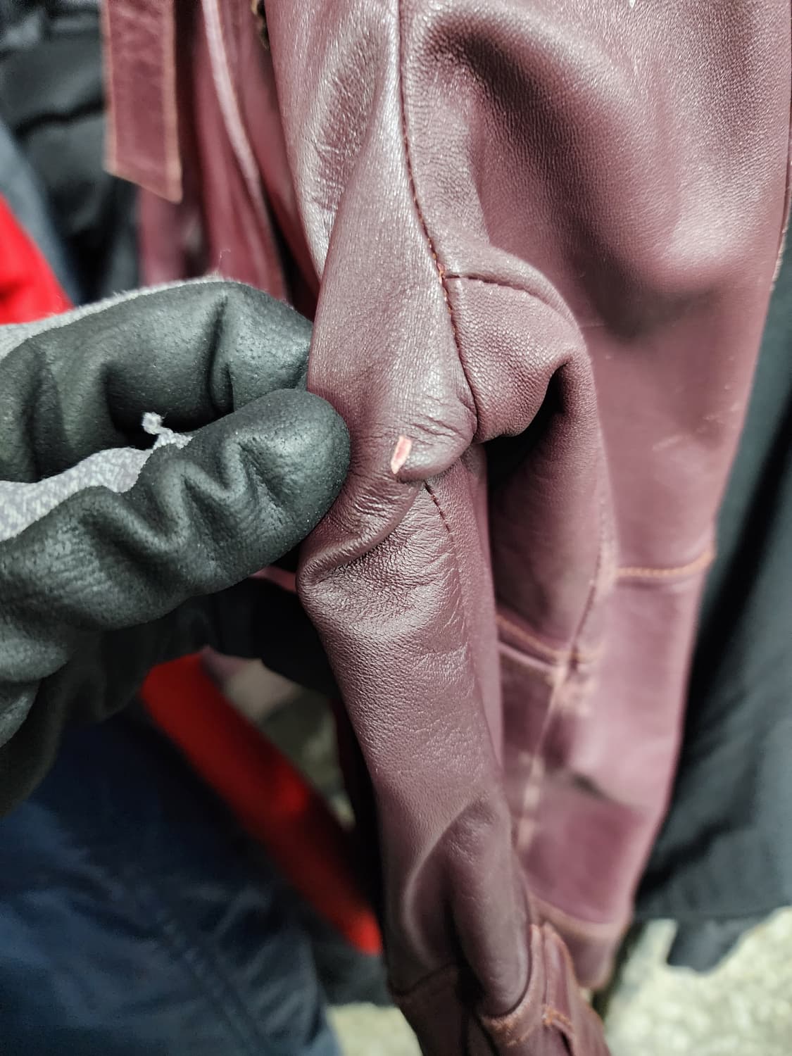 르꼬끄 00s Y2K 양가죽 크롭자켓 상품이미지6