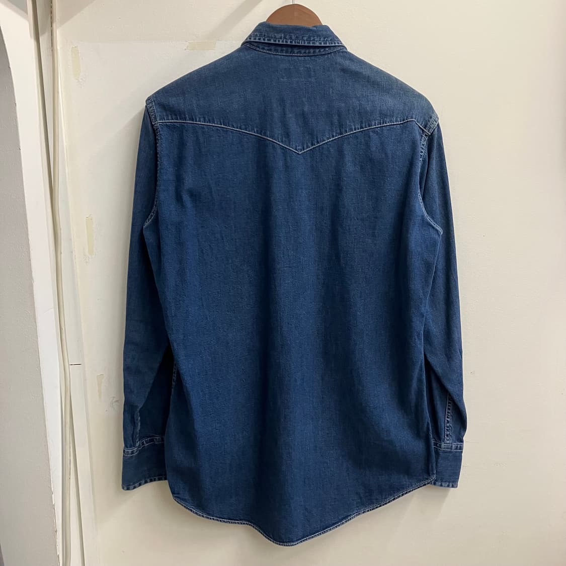 N148 올드 유니클로 웨스턴 데님 청셔츠 상품이미지2