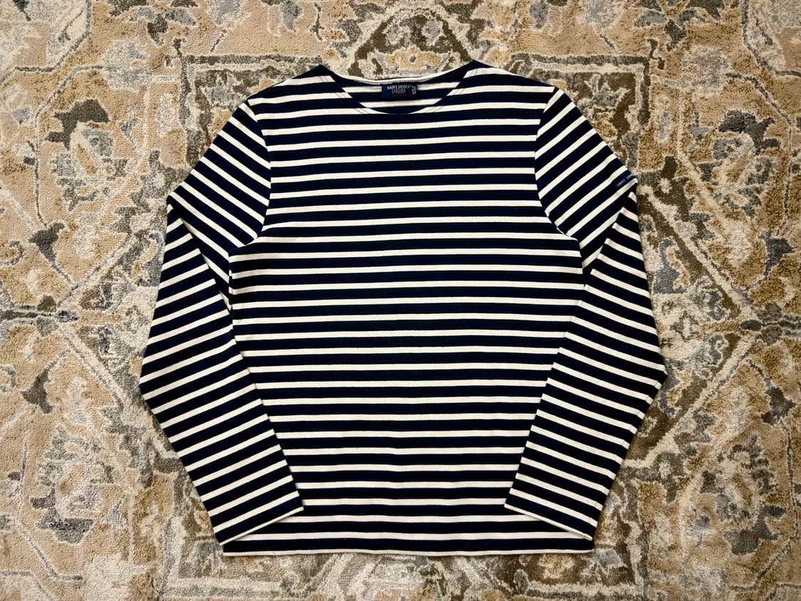 [세인트제임스] 길도 네이비 스트라이프 L (실측95-100) 상품이미지1