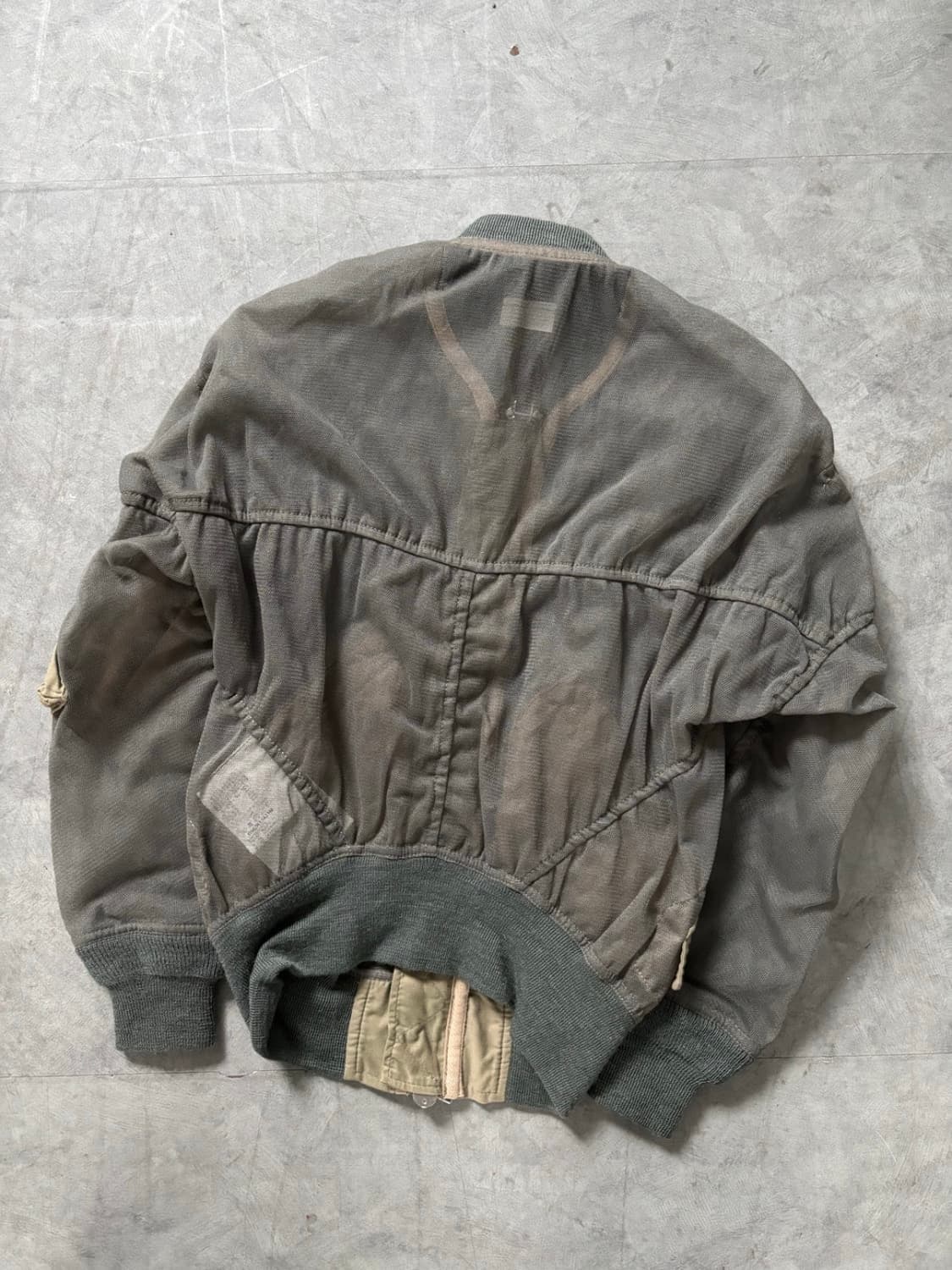 Junya Watanabe 메쉬 밀리터리 MA-1 자켓 상품이미지4