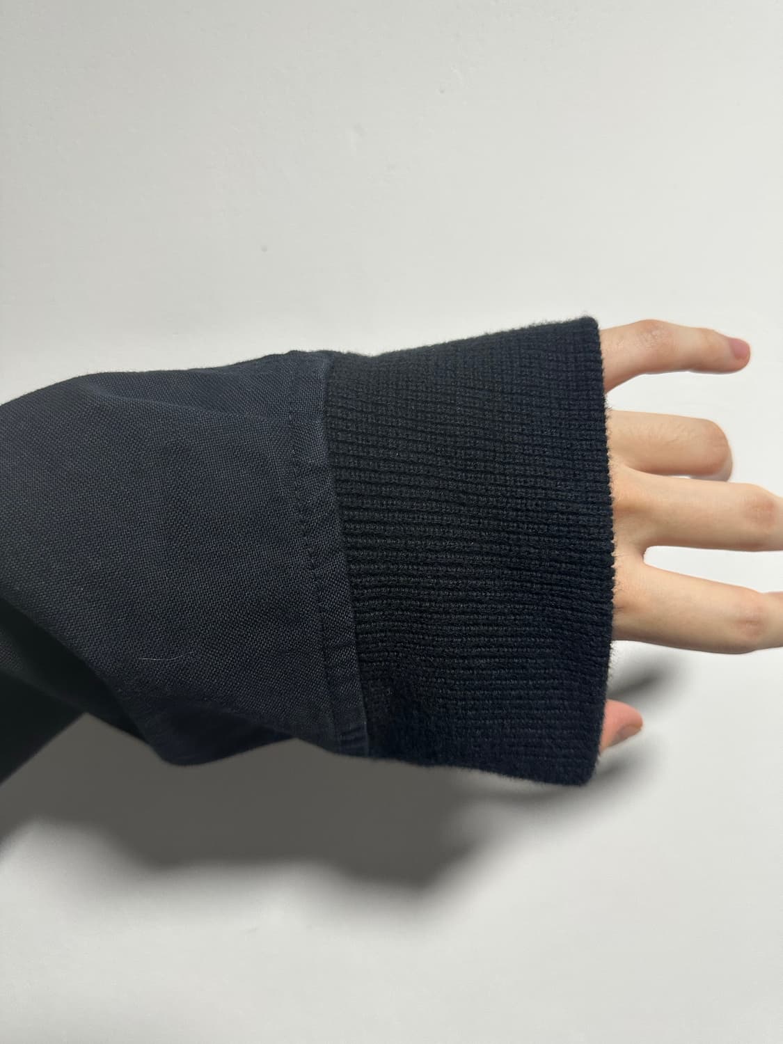 미하라 야스히로 인스트루멘탈 캔버스 블루종 블랙(XL) 상품이미지3