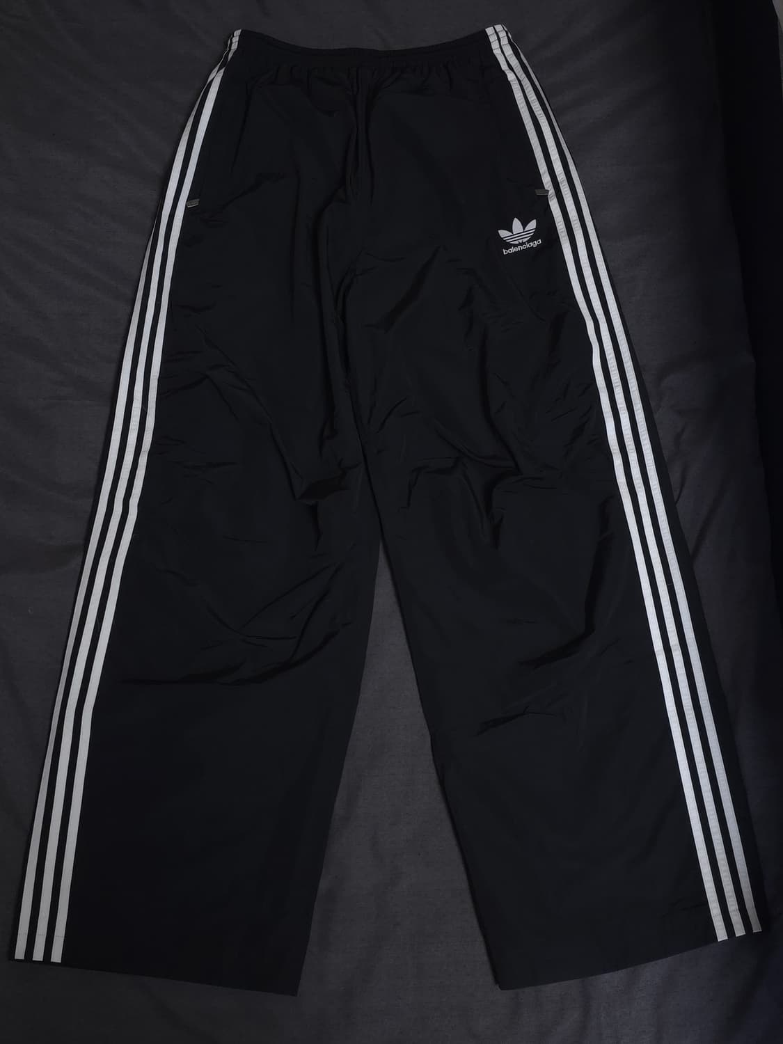 [S] 발렌시아가 아디다스 포플린 트랙팬츠 스티치 블랙 상품이미지2