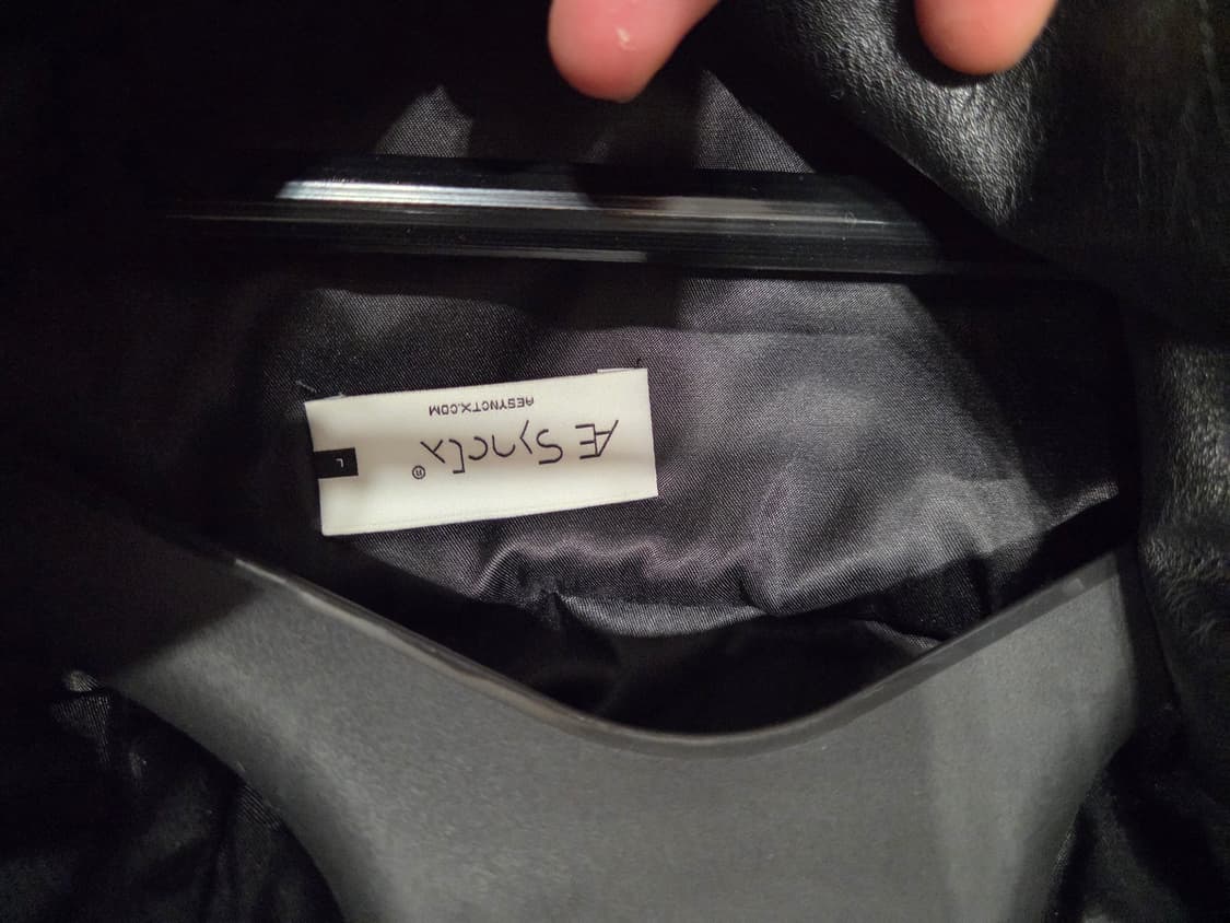 에이시네틱스 SWAMP FAUX LEATHER JACKET 상품이미지7