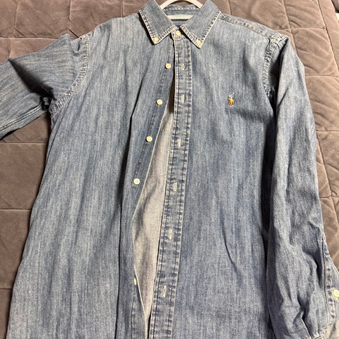 폴로 샴브레이 셔츠 클래식핏 m 상품이미지1