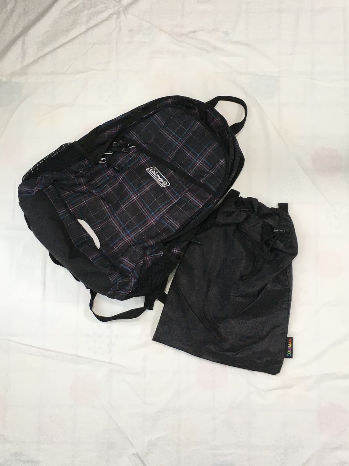 Coleman 콜맨 체크 백팩 상품이미지5