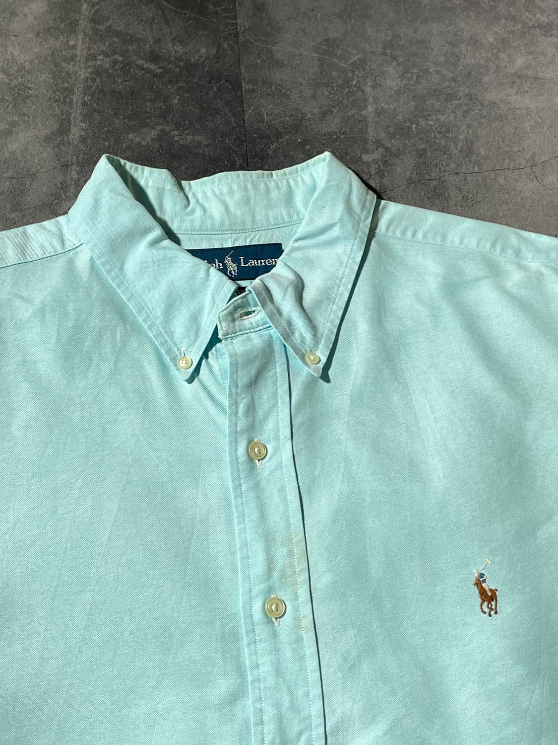 RALPH LAUREN 랄프로렌 빈티지 코튼 민트셔츠 상품이미지2