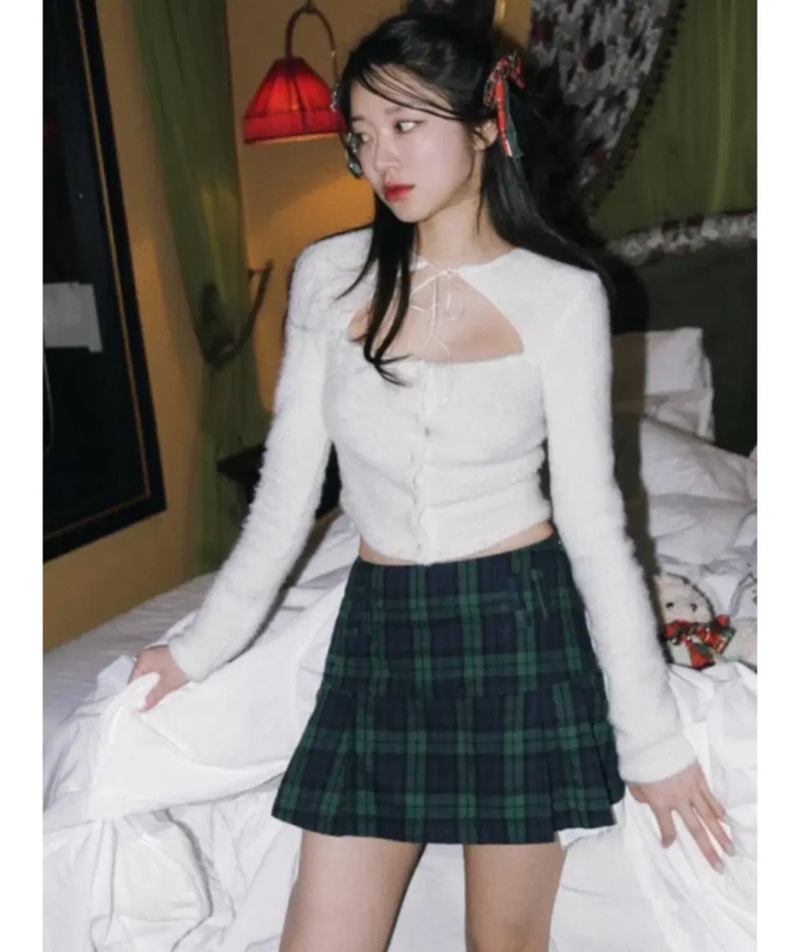 드라이로즈 소프트 버튼 탑 아이보리 상품이미지1