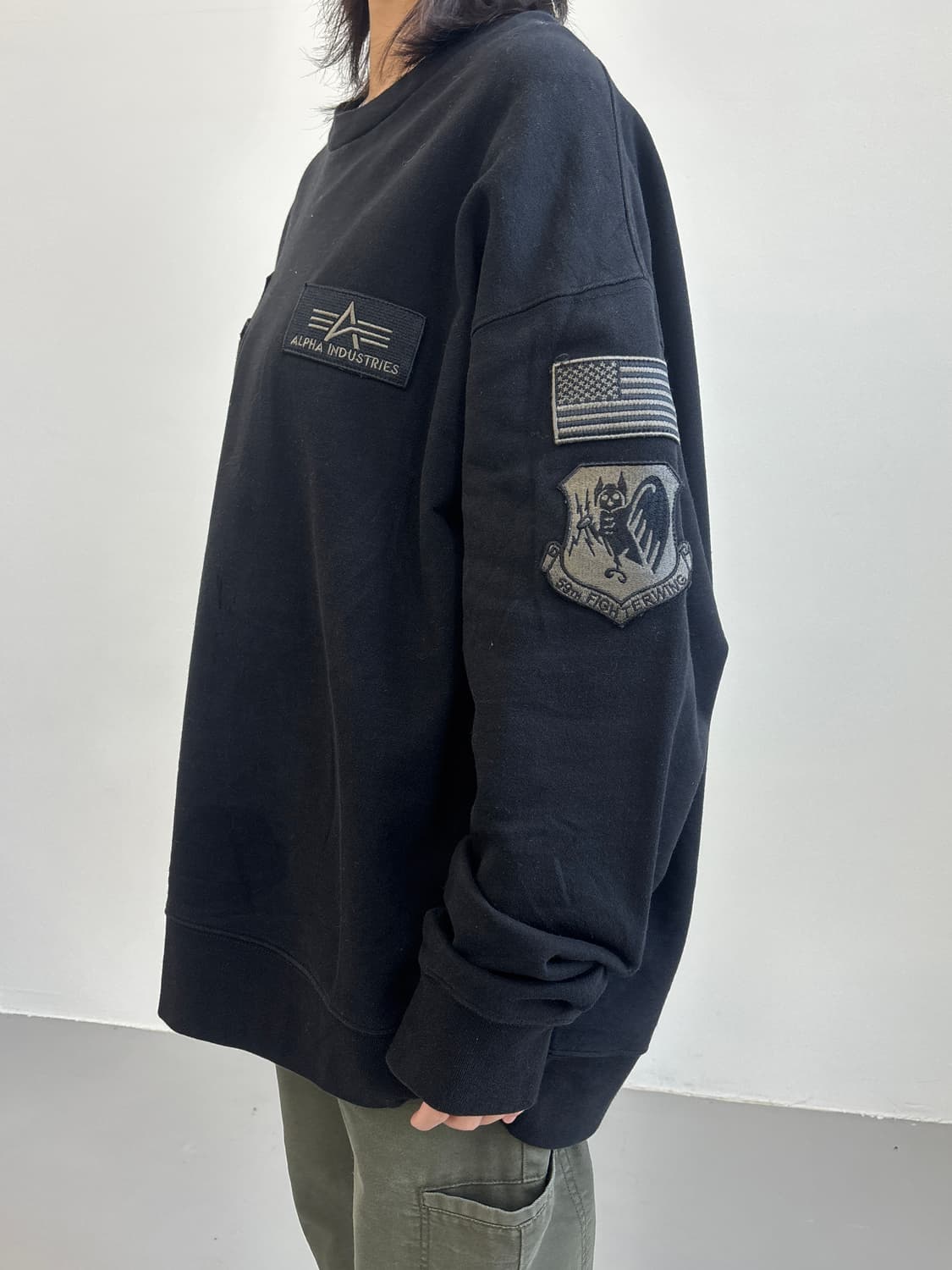 Alpha Industries Black Military mtm 상품이미지2