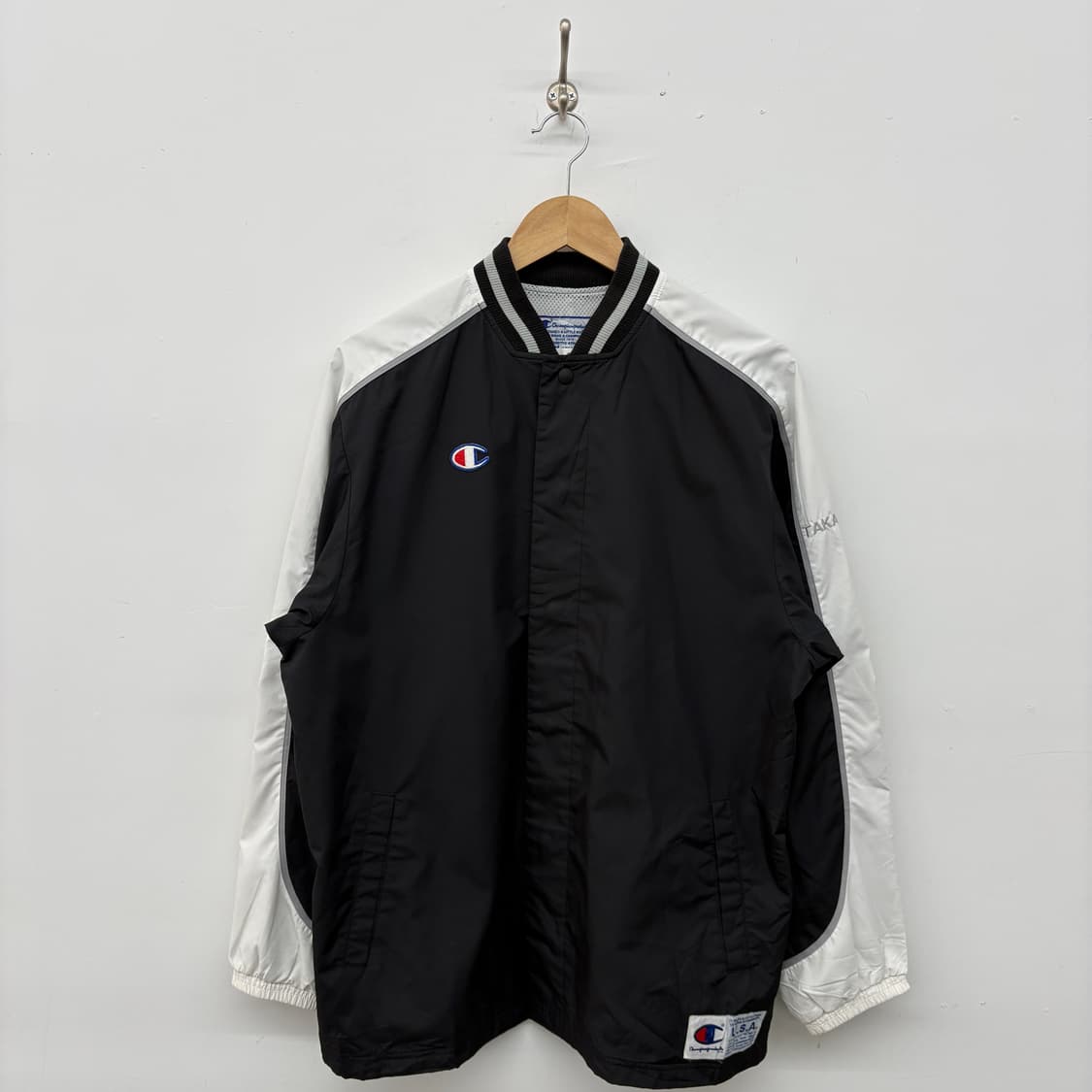 챔피온 배색 바람막이 집업 남m 상품이미지1