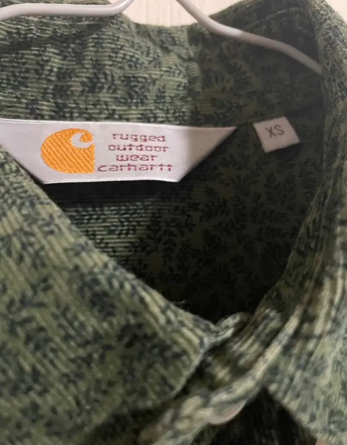 칼하트 빈티지 패턴 셔츠 xs 상품이미지2