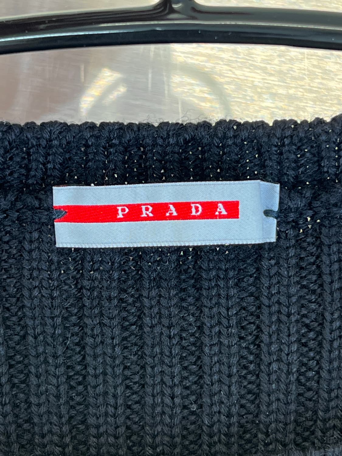 프라다 스포츠 00s 패널 골지 니트 상품이미지6