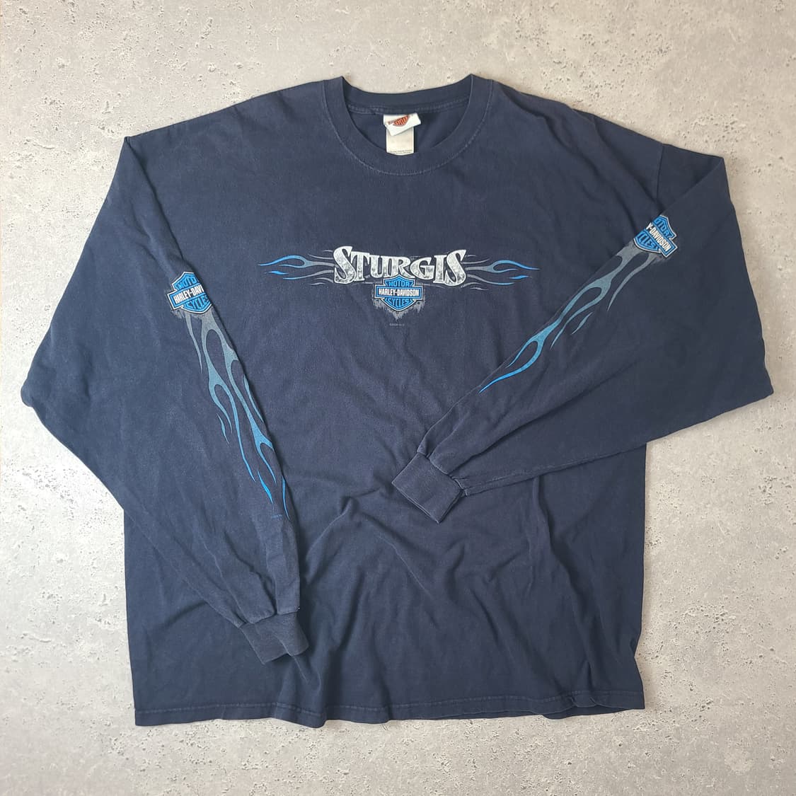 빈티지 할리데이비슨 Sturgis 플레임 롱슬리브 상품이미지1