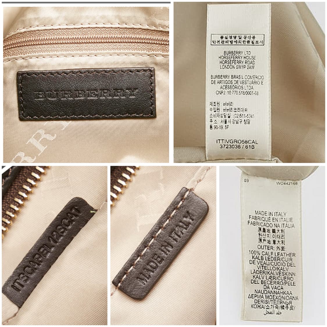정품  버버리 호보백 상품이미지3