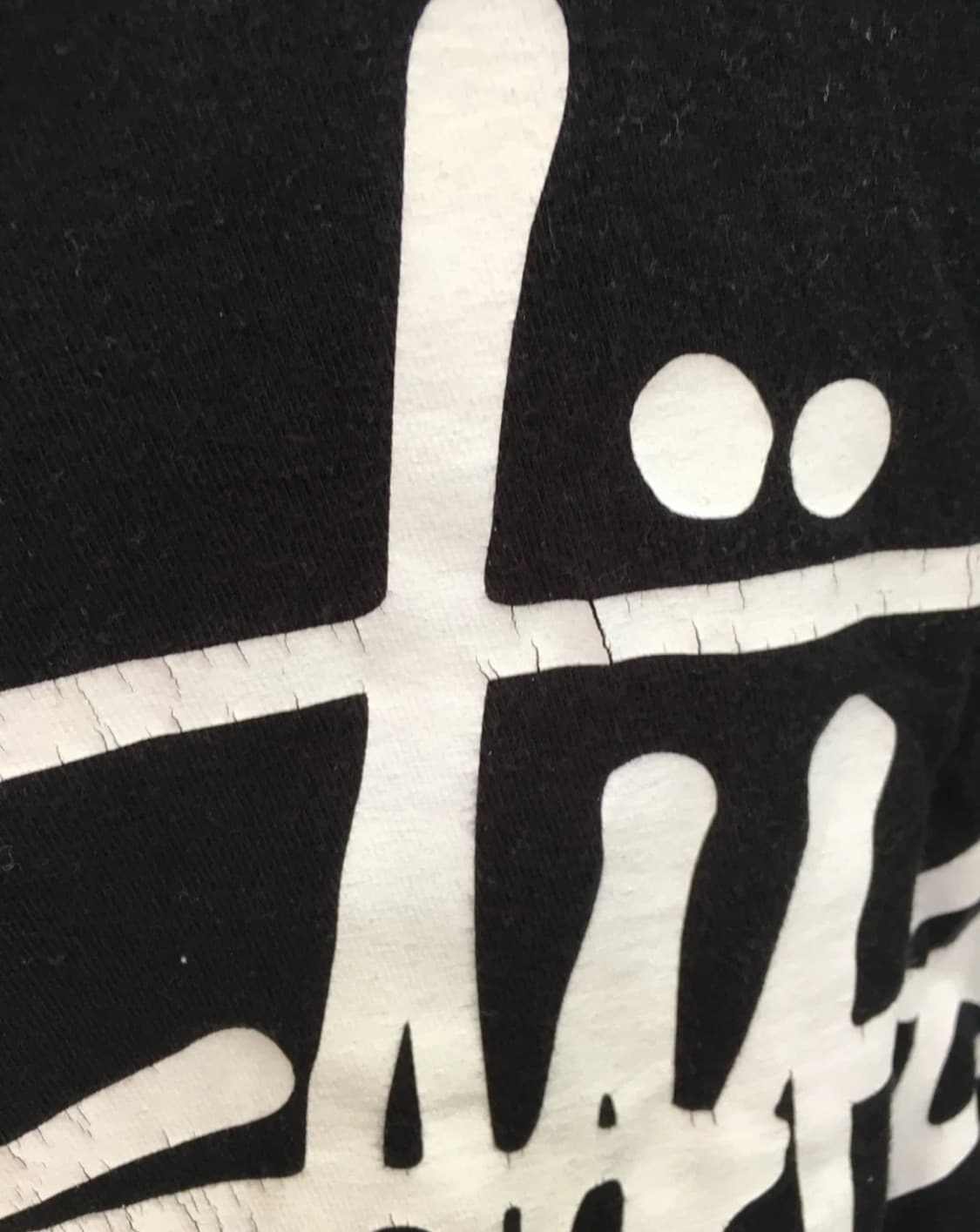 스투시 검은색 반팔 상품이미지5