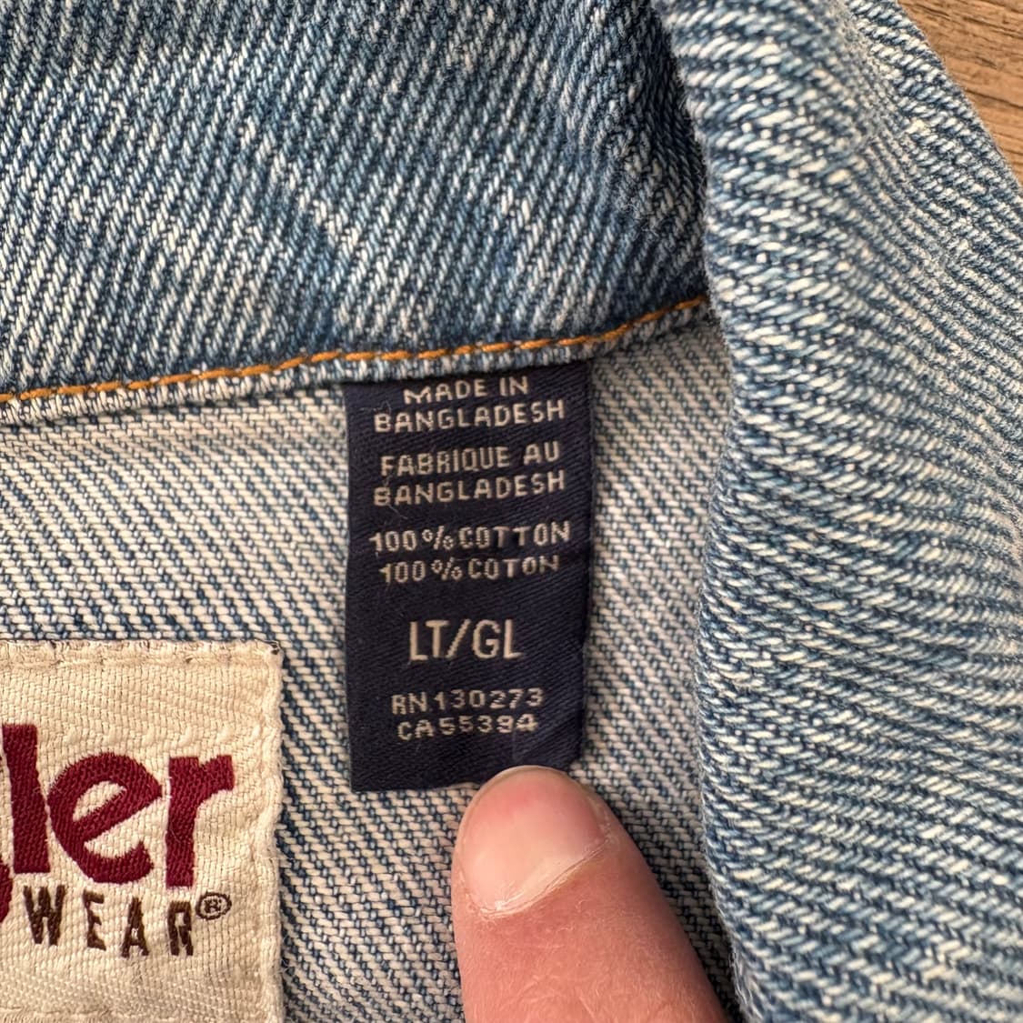 랭글러 Wrangler 러기드 웨어 데님 트러커 자켓 상품이미지8