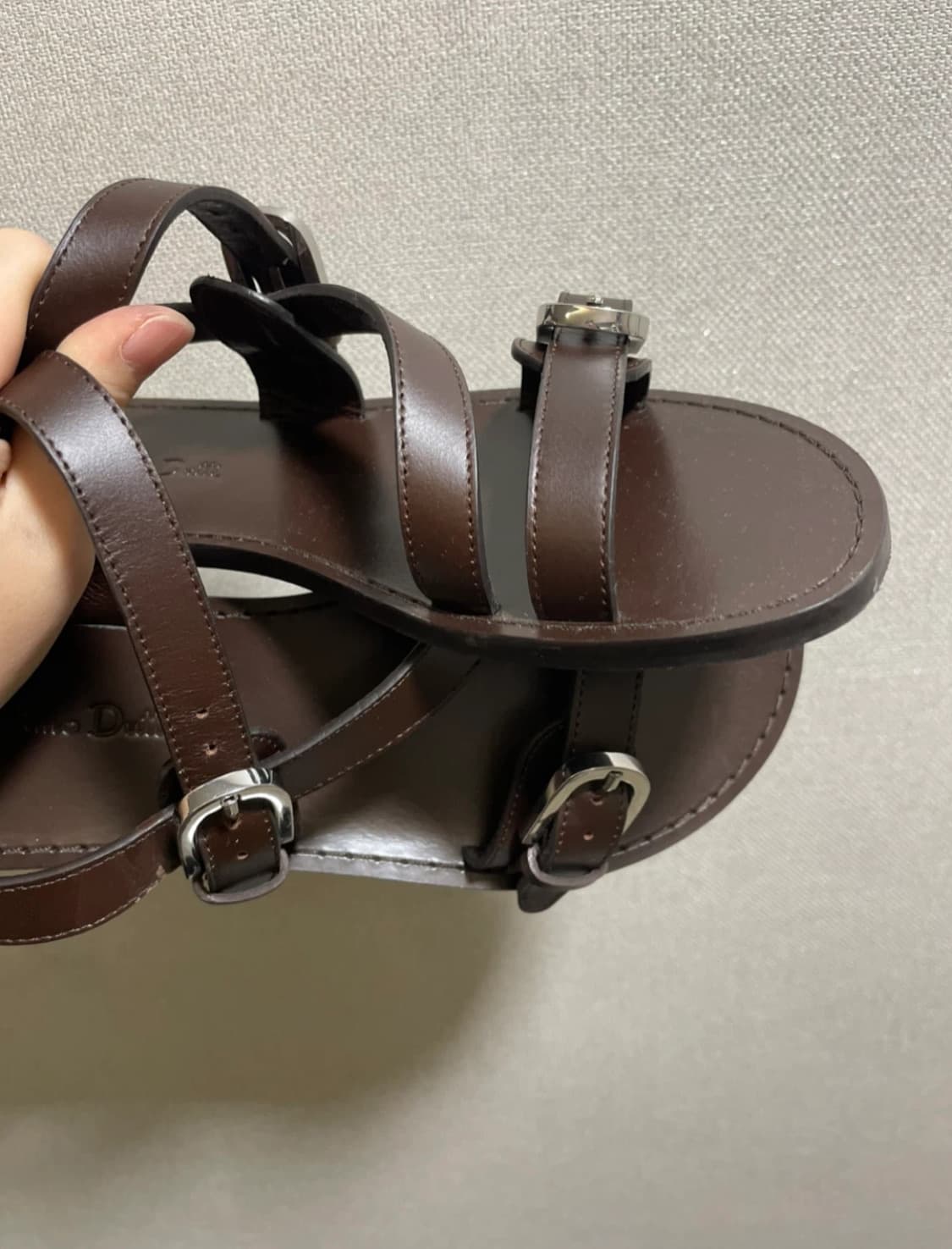 Massimo Dutti 브라운 샌들 36 (풀박스) 상품이미지3