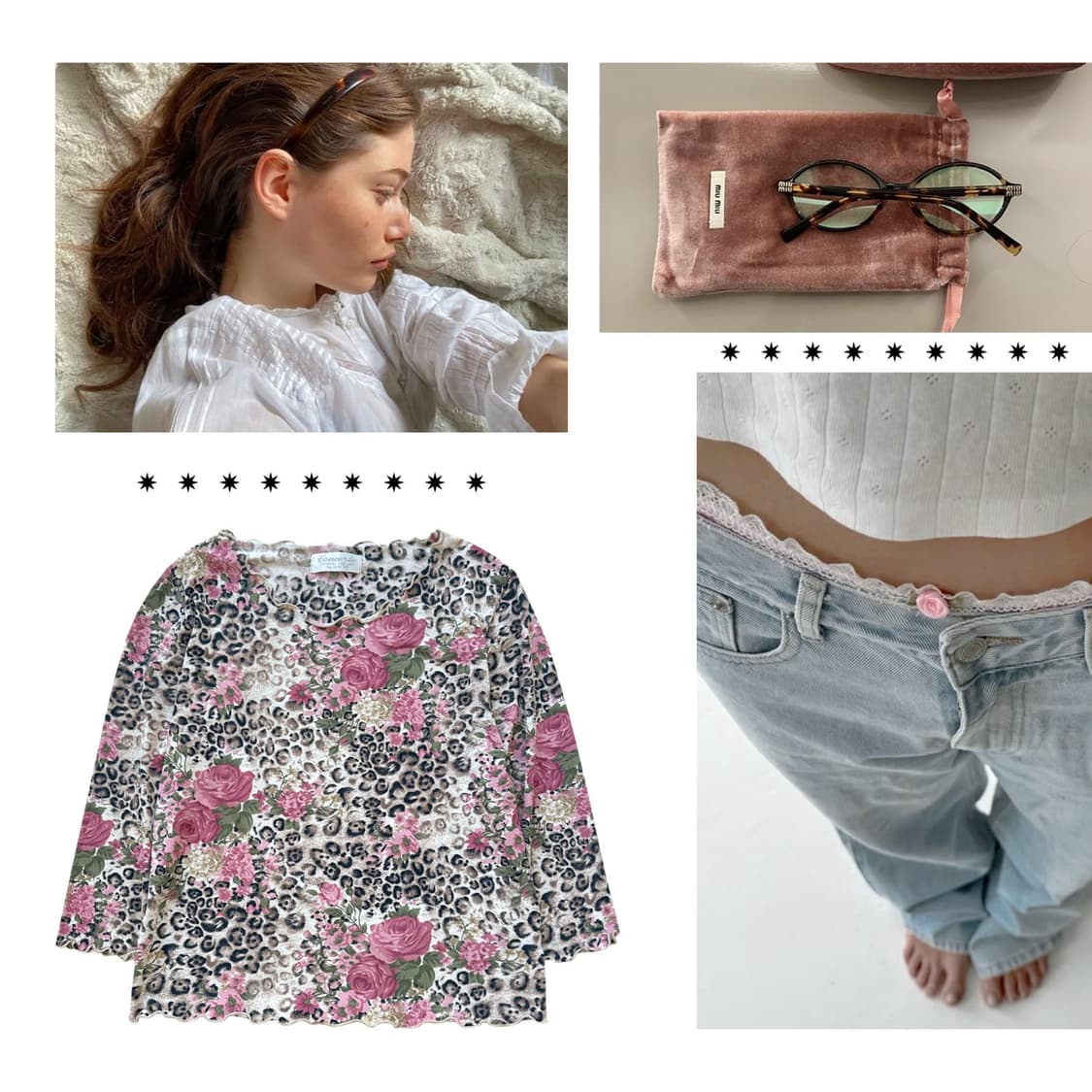 ˚ ⊹ pink leopard long sleeve﻿ ⊹ 상품이미지1