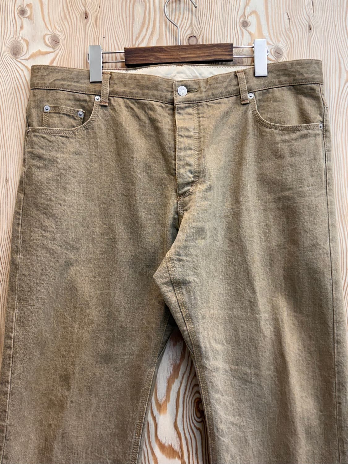 질 샌더 레더 택 데님팬츠 상품이미지4