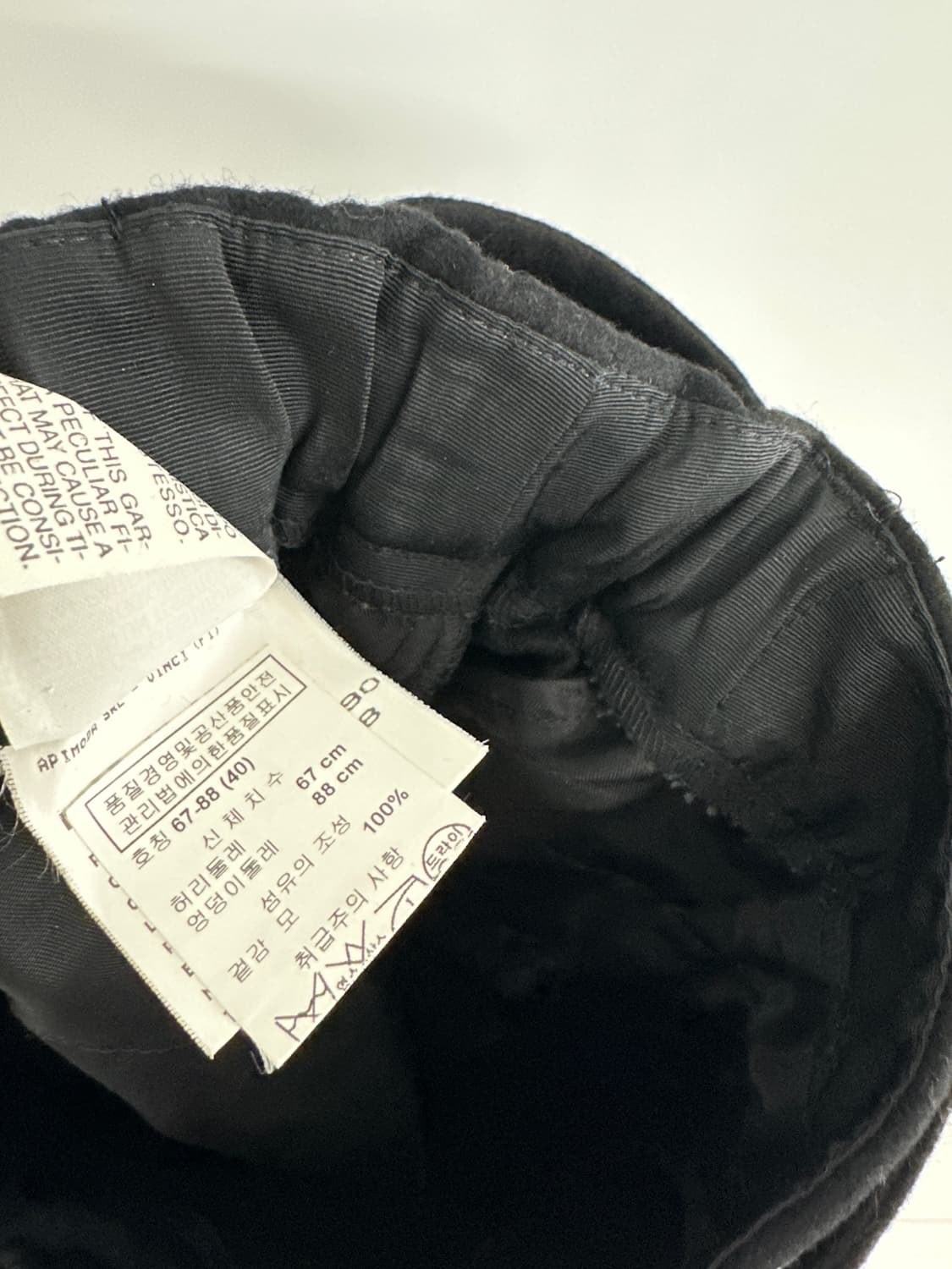 [엠포리오 알마니] 여성블랙 와이드 팬츠 상품이미지6