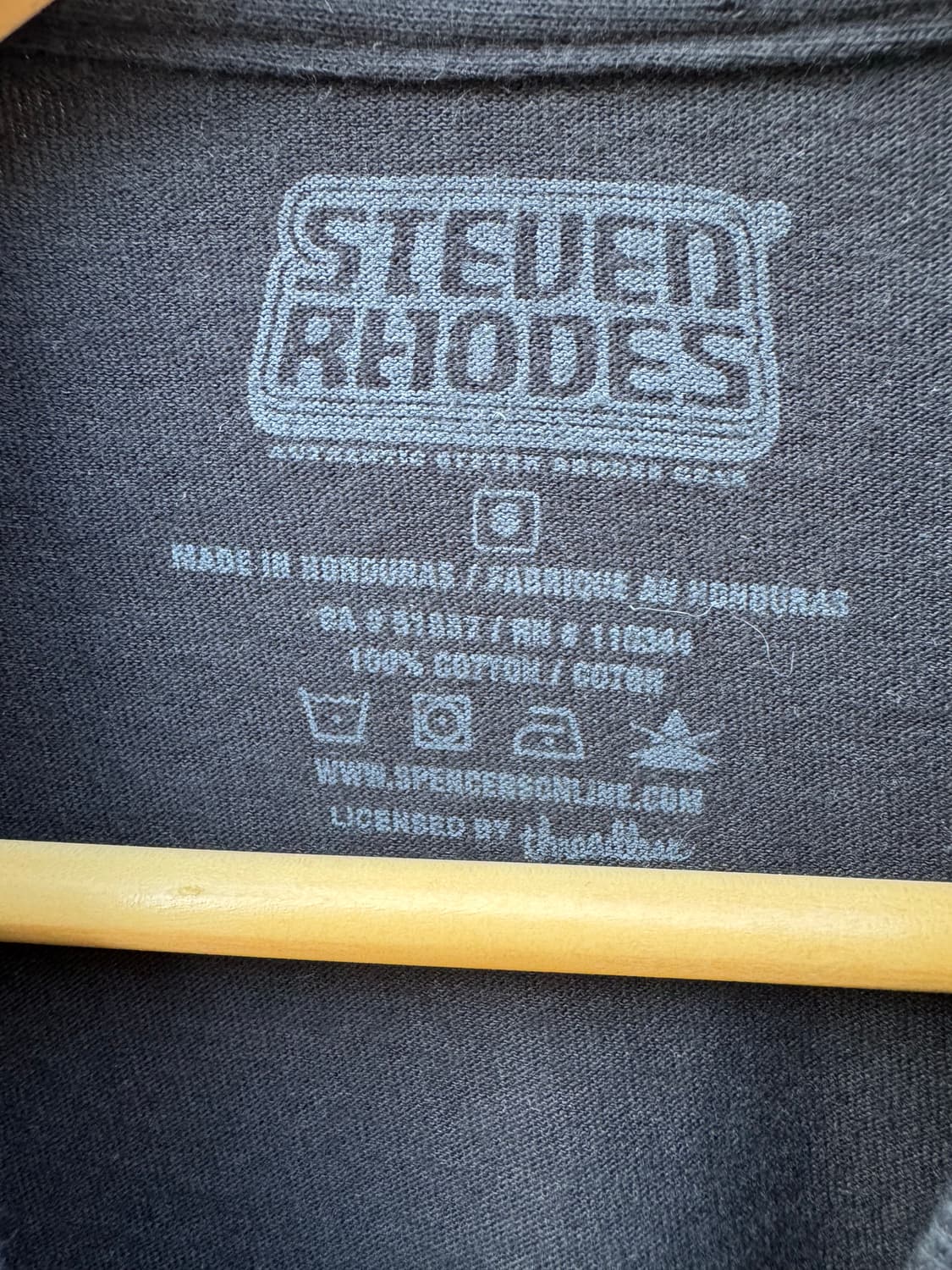 빈티지 STEUED RHODES 프린팅 반팔 티셔츠 S 상품이미지4