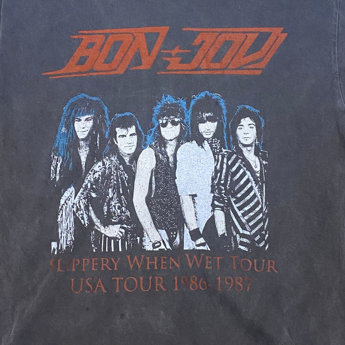 미국 빈티지 본조비 공식굿즈티 반팔티 락티셔츠 상품이미지3