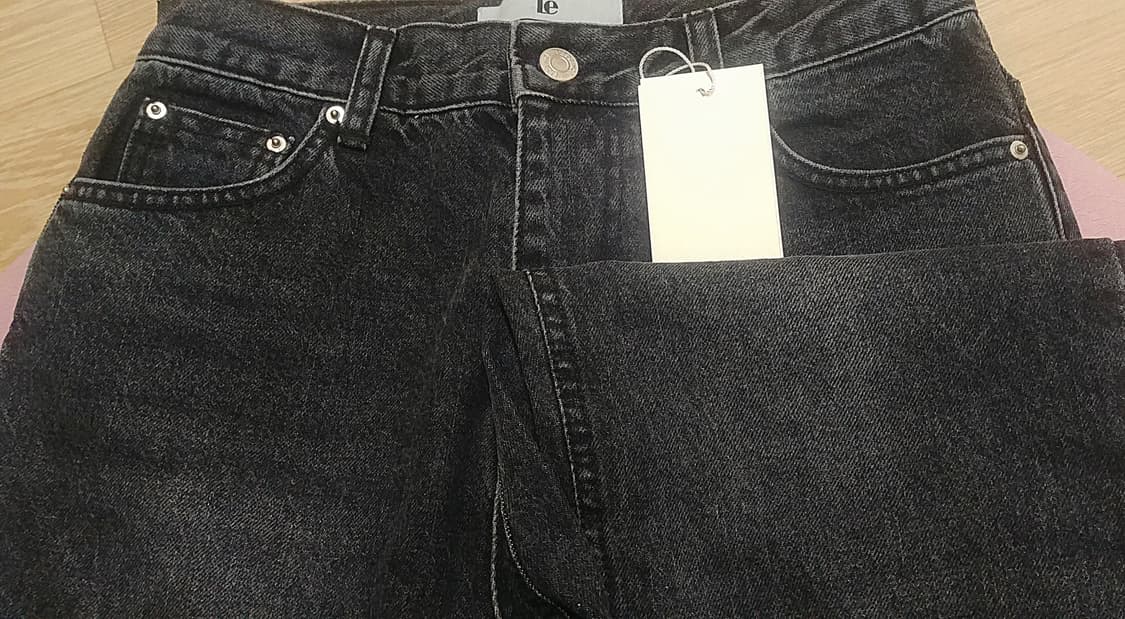 Le 르 vintage black semi bootcut denim/S 상품이미지10
