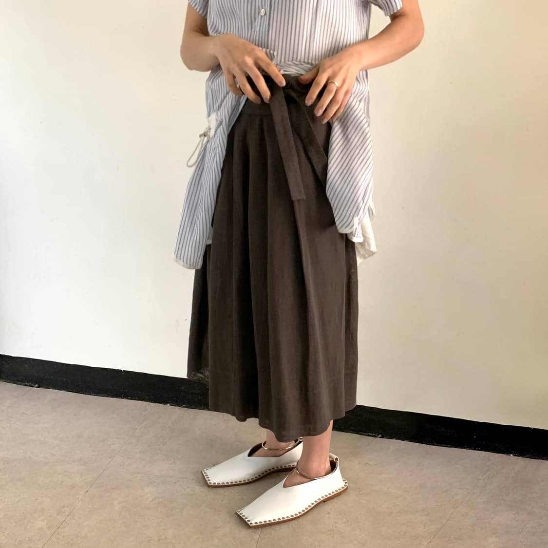 Jilsander wrap skirt 상품이미지5