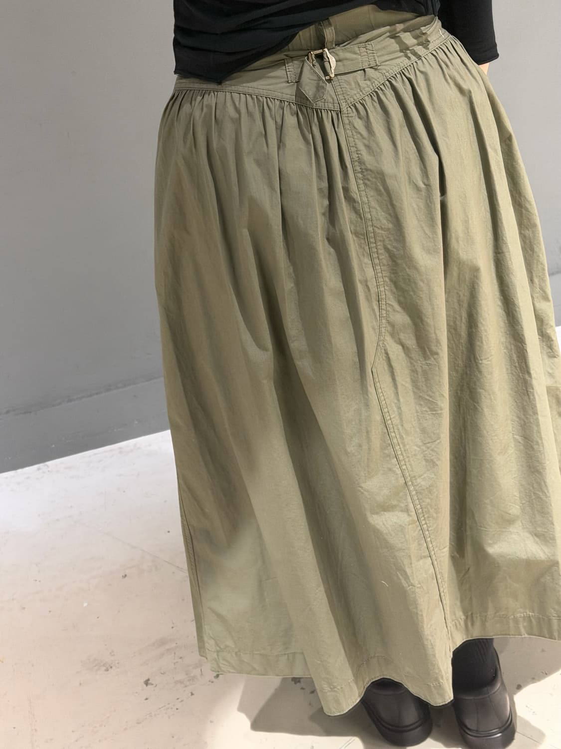 diagonal button detail utility skirt 상품이미지4