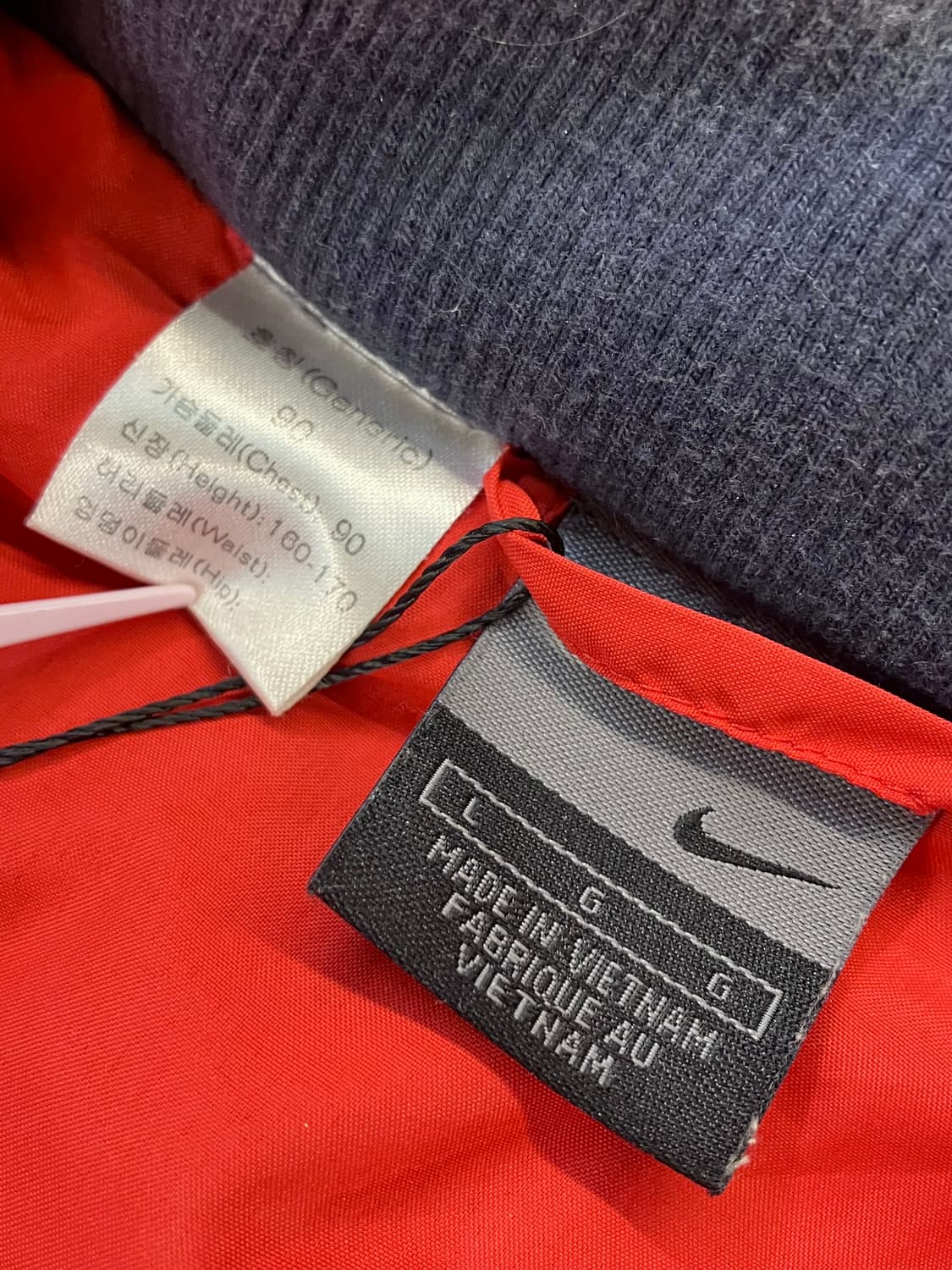 나이키 패딩 점퍼 레드 L #csz4109 상품이미지6