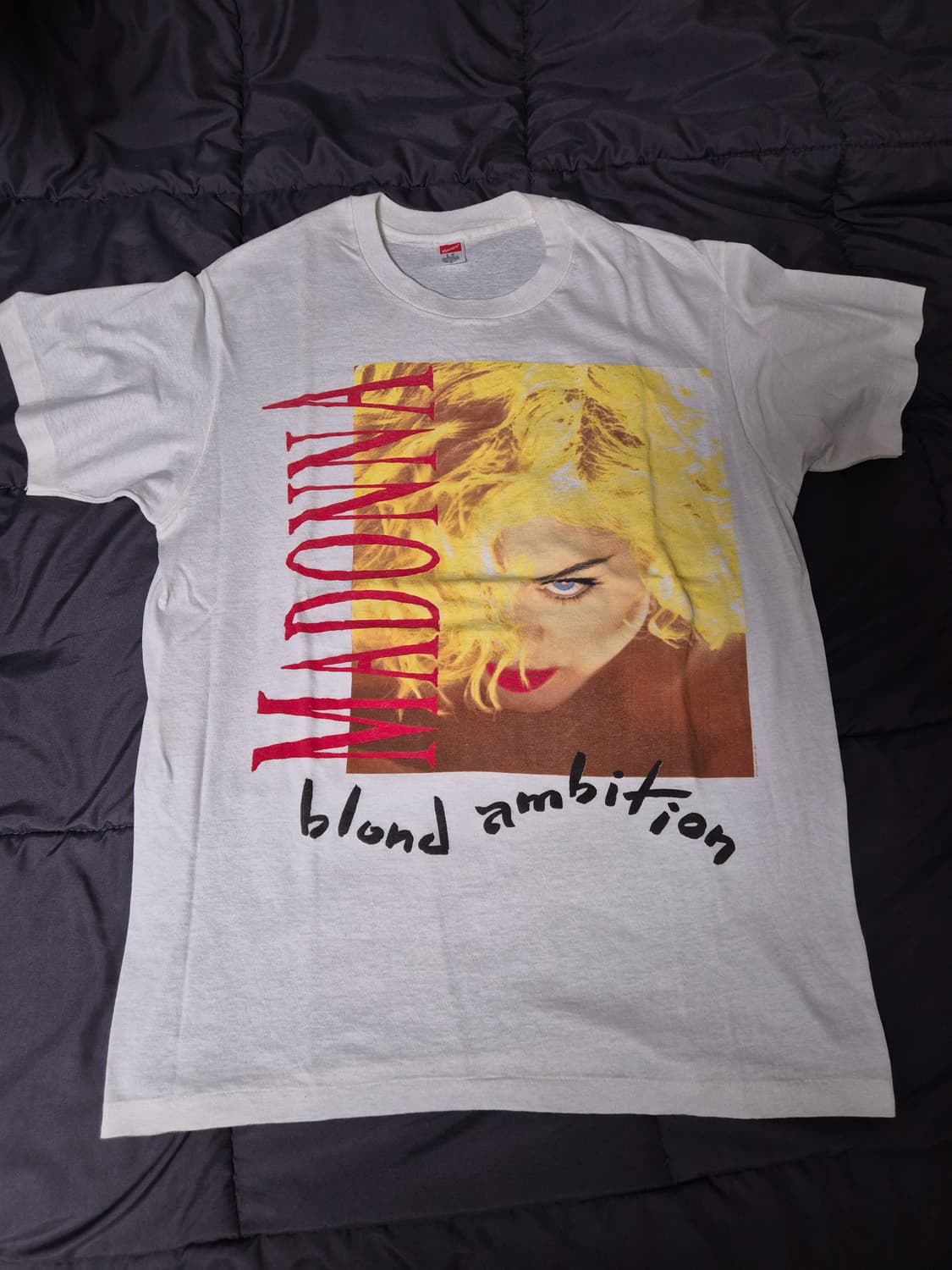 1990s 마돈나 Blond Ambition 월드투어 빈티지 밴드티 L 상품이미지1