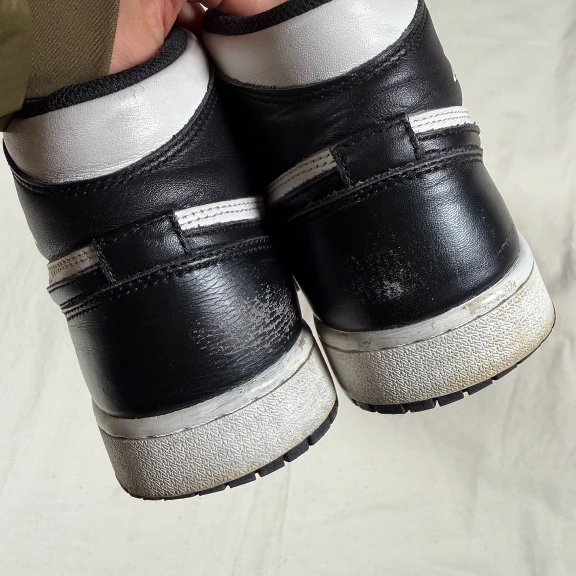 나이키 조던1 블랙 화이트 돌고래 OG 운동화 신발 265 상품이미지5