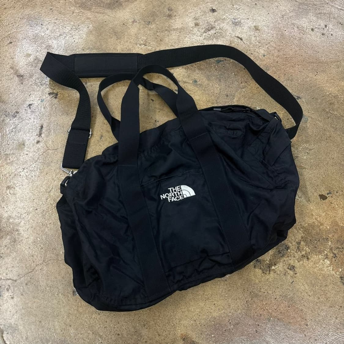 노스페이스 블랙 나일론 크로스백 보스턴백 상품이미지1