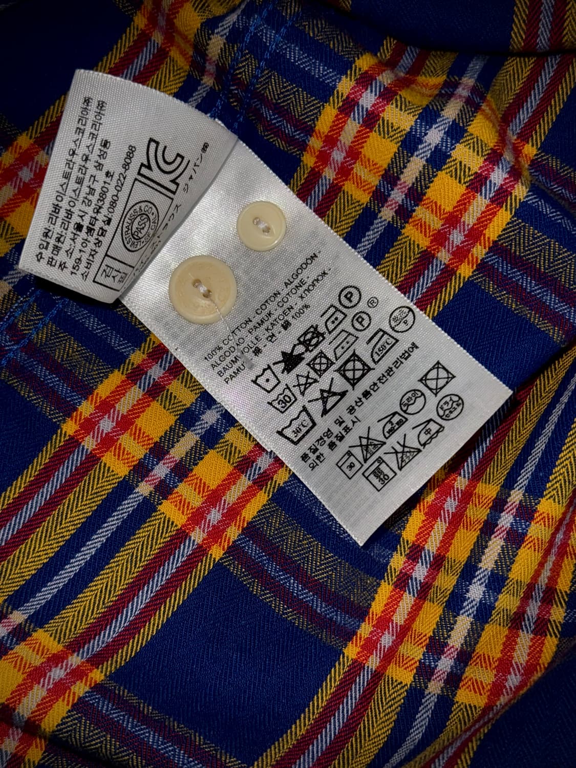 MADE & CRAFTED LEVIS 웨스턴 체크 셔츠 상품이미지7