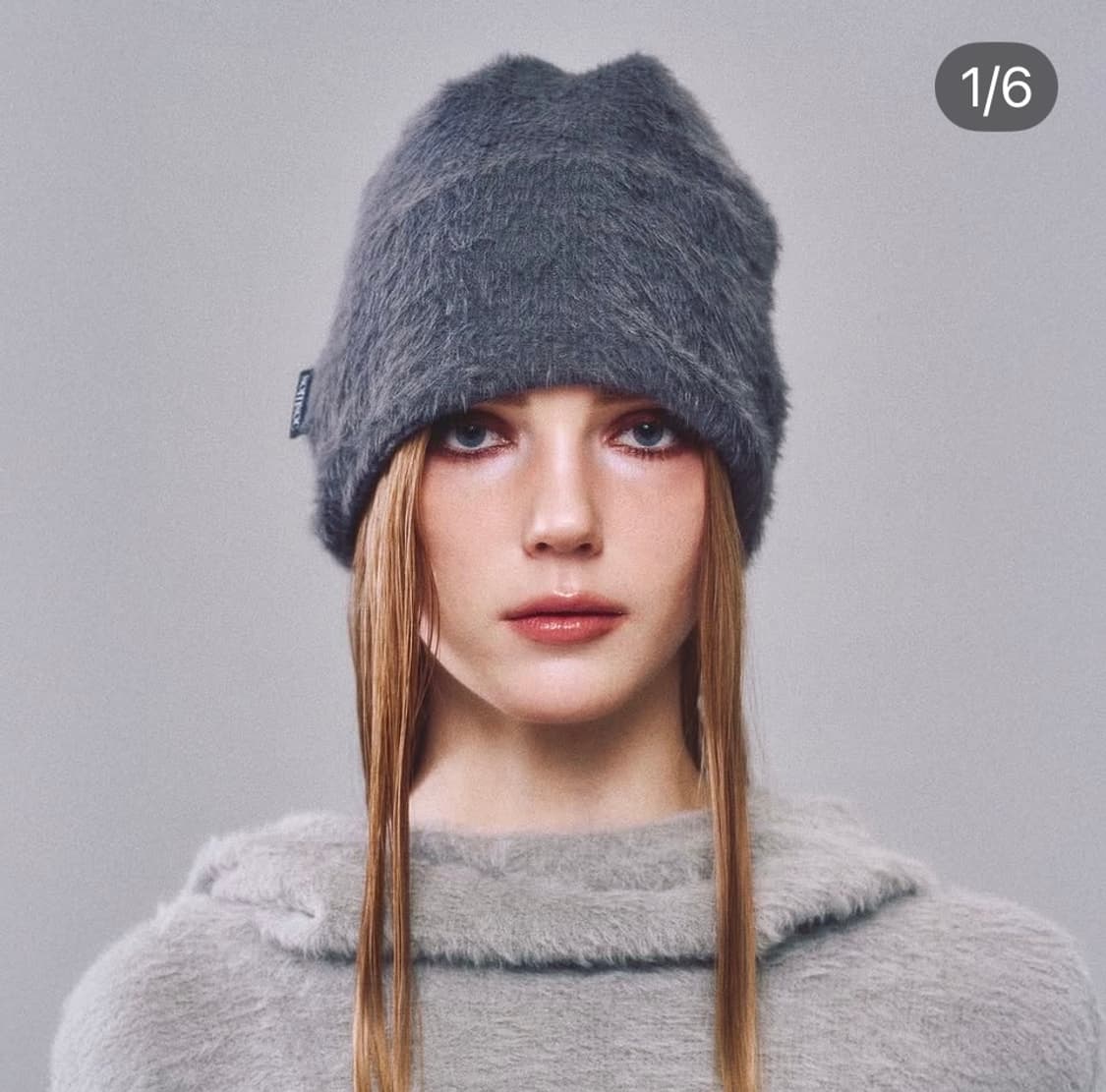 솜속 비니 MOROW BEANIE 차콜 상품이미지1