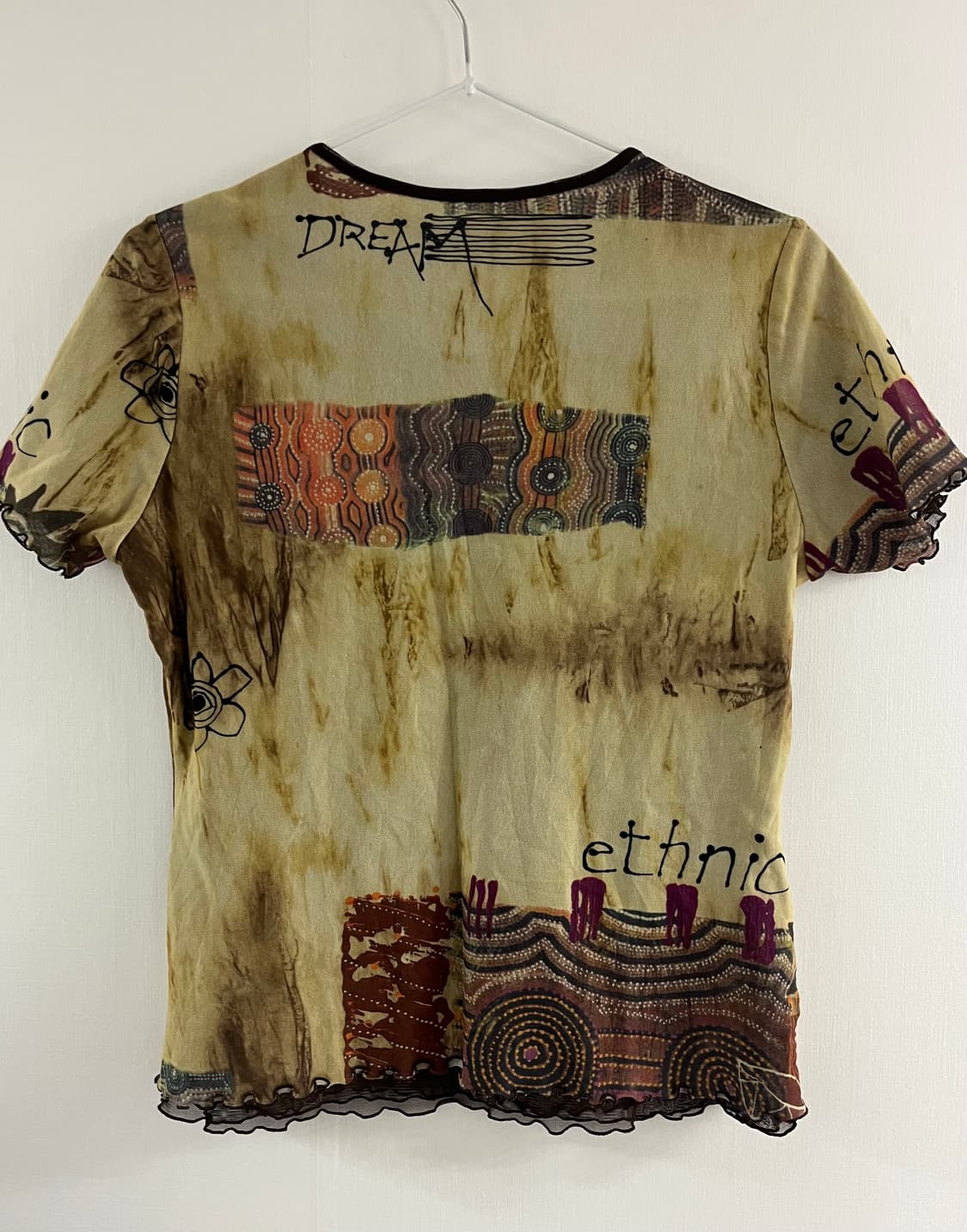 Ethnic sheer cotton top 상품이미지2