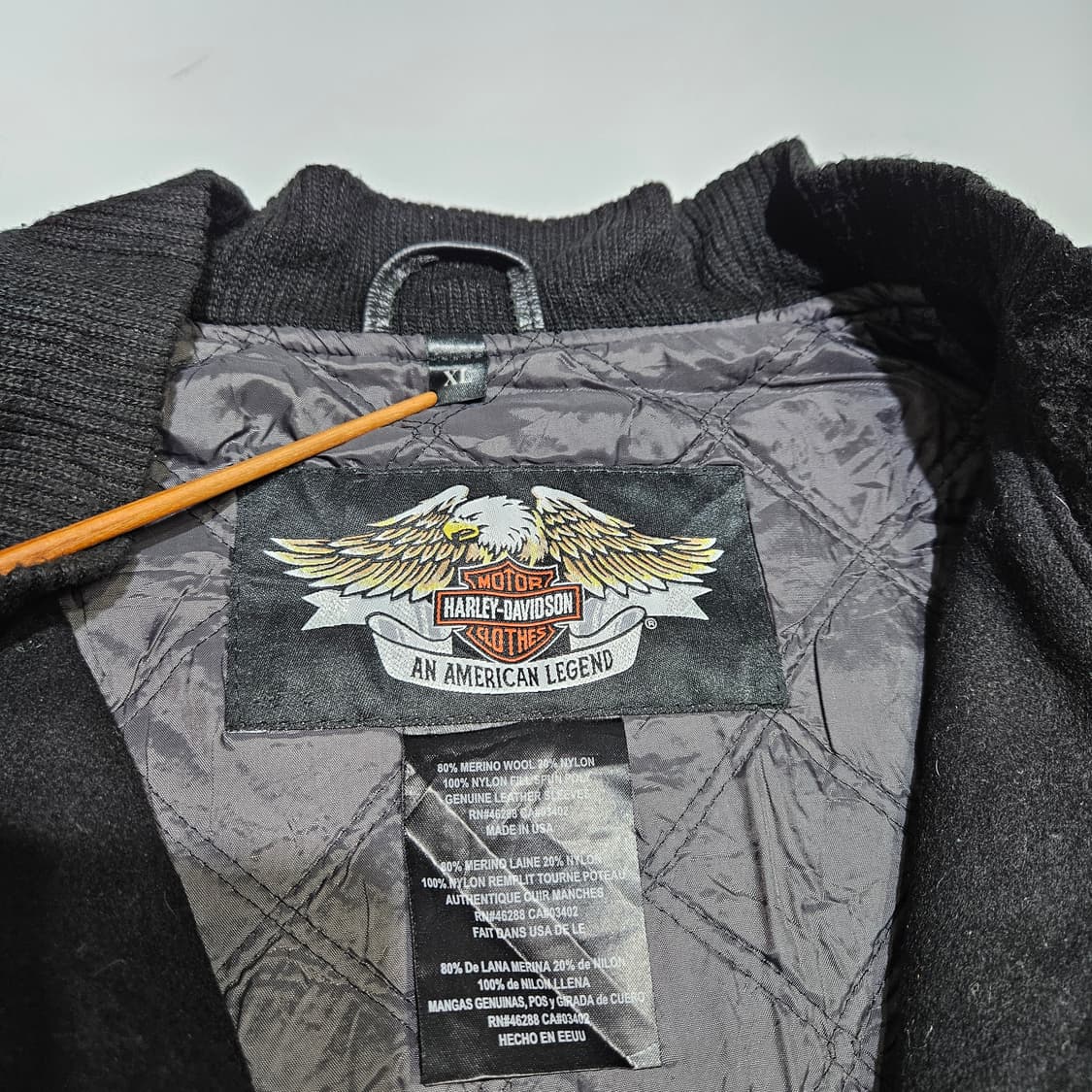 할리데이비슨 울 바시티 자켓[XL~XXL] 상품이미지8