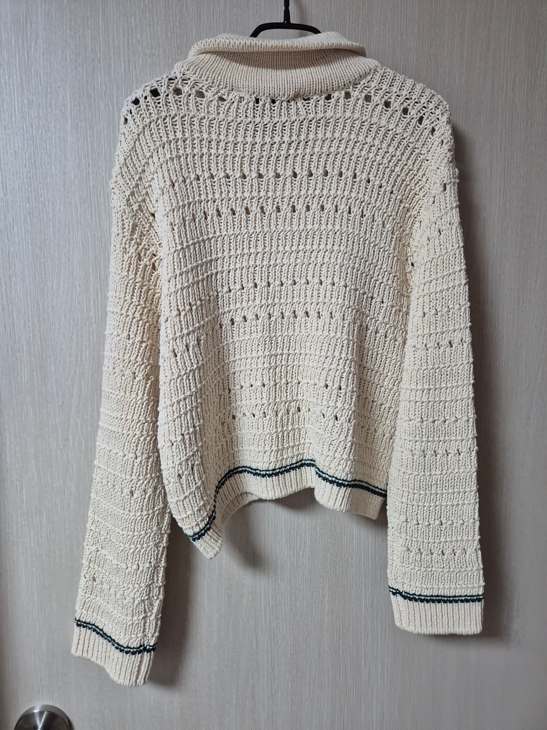 헤이그  haag 크로셰 니트 가디건  (에크루) 상품이미지3