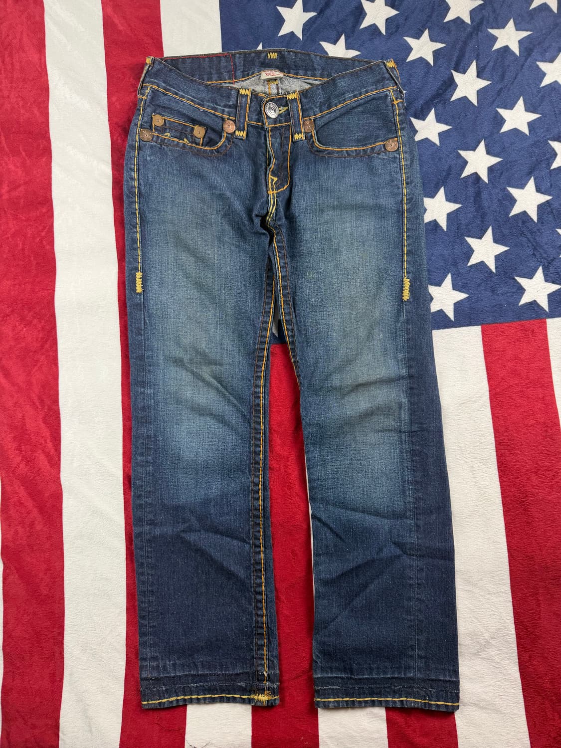 트루릴리전 바비 슈퍼 T 데님 팬츠 (True Religion Bobby 상품이미지1