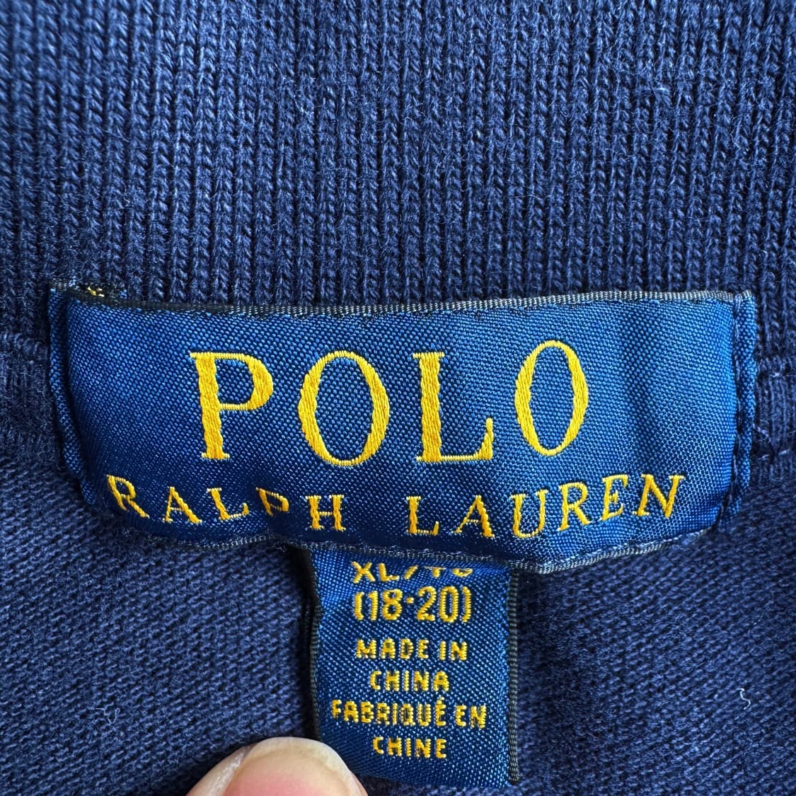 폴로 신형 포니 PK 카라 반팔 티셔츠 네이비 상품이미지4