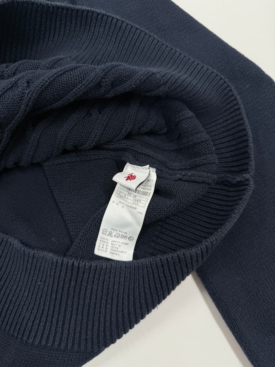 USPA 네이비 하프집업 상품이미지5