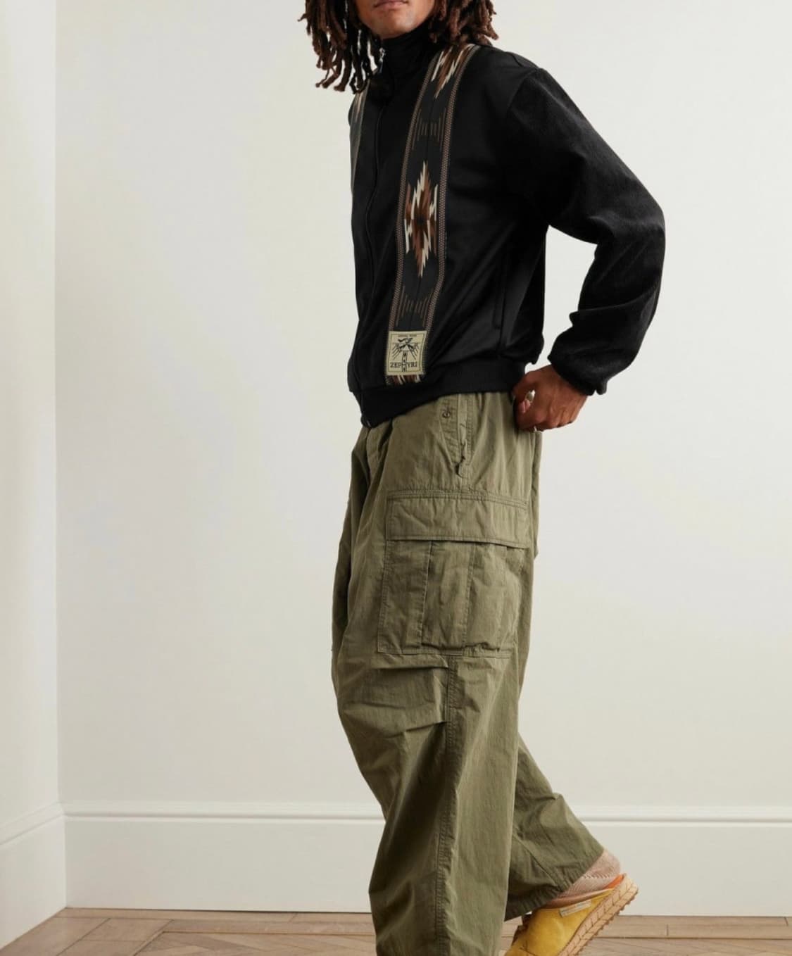 캐피탈 스무스 저지 코치 제피르 트랙 자켓 블랙  상품이미지3