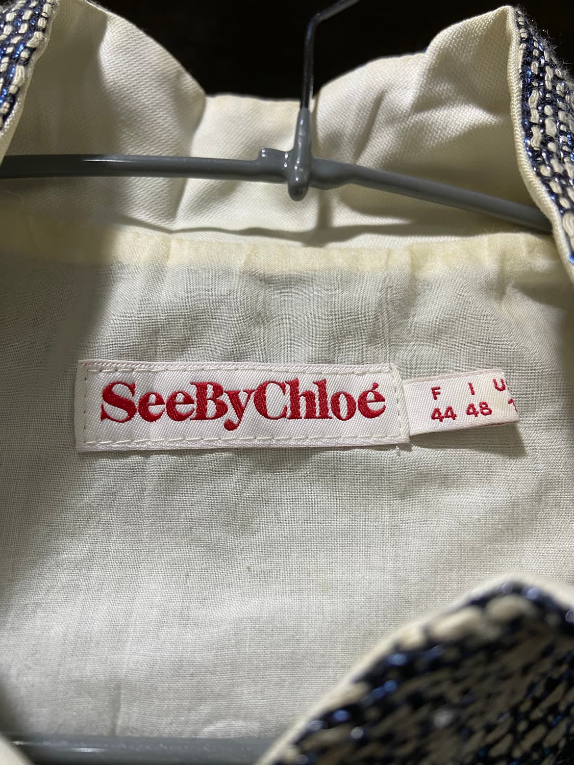 See by Chloe 끌로에 트위드 집업 블루종 자켓 상품이미지9