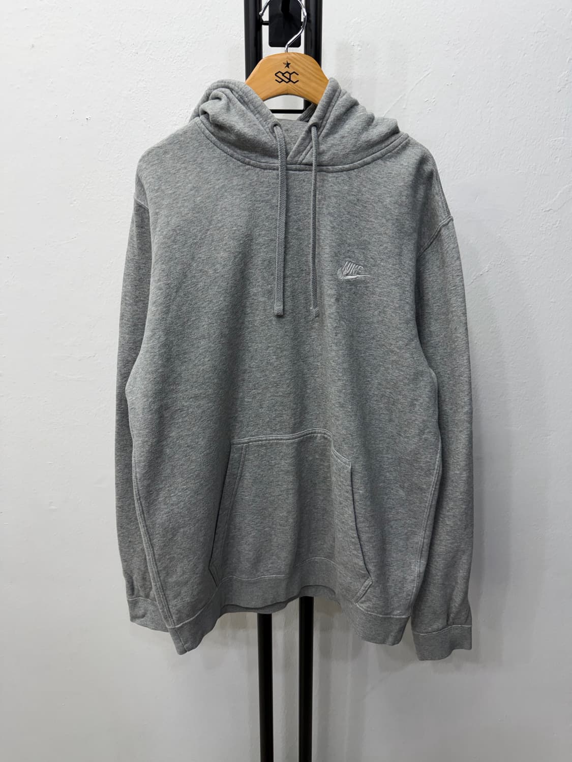 정품) 나이키 회색 후드티 M 상품이미지1