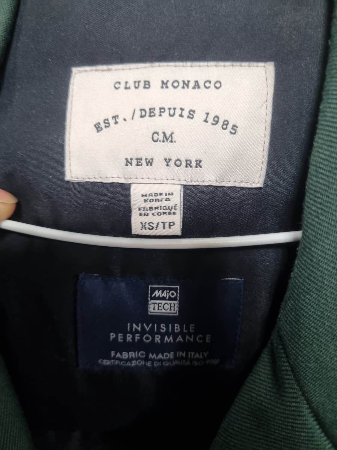 클럽모나코 남성 구스 패딩코트  상품이미지3