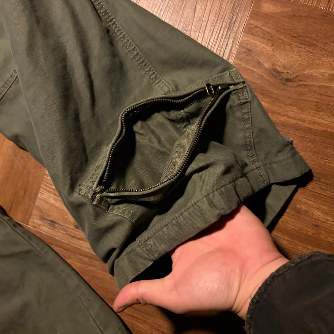 HCO1922 더블 레이어드 밀리터리 카고 팬츠 상품이미지7