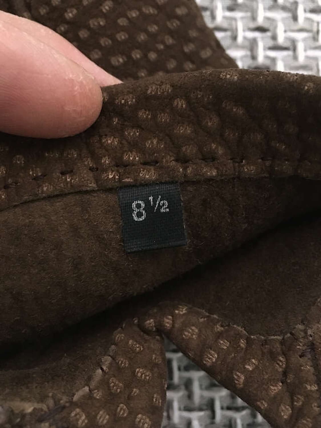 Italy made vtg carpincho leather gloves 상품이미지7