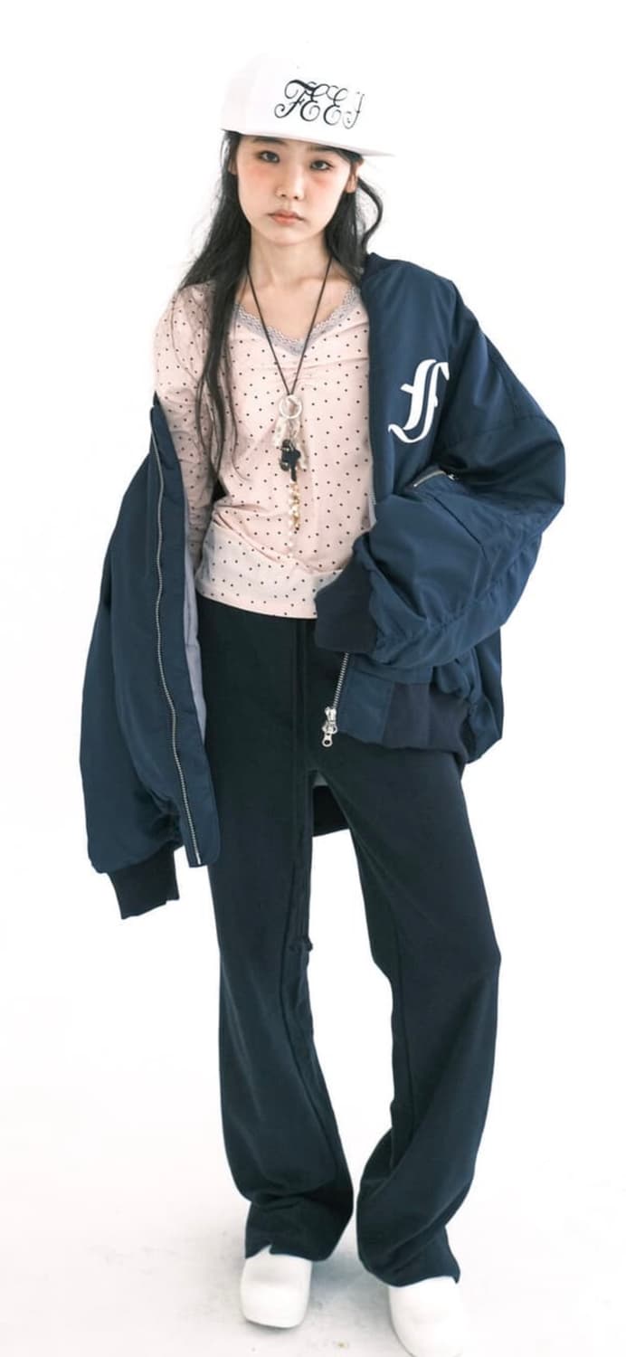 샵페어리 봄버 네이비 상품이미지1