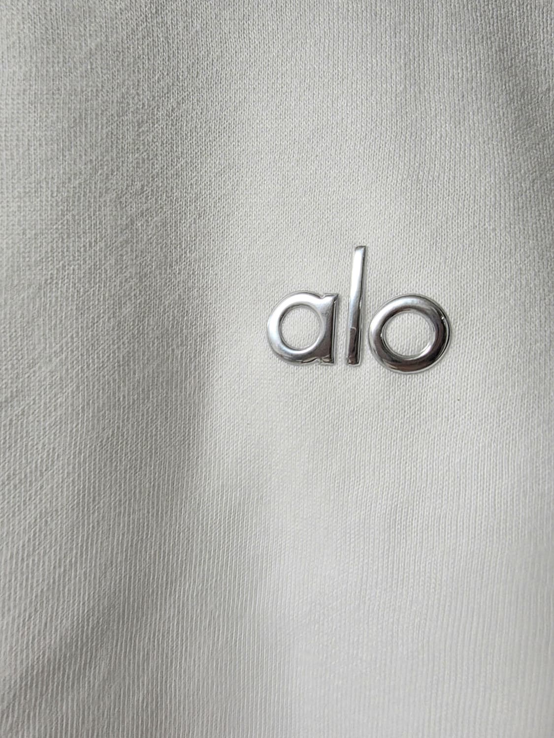 알로 화이트 기모 맨투맨 상품이미지1