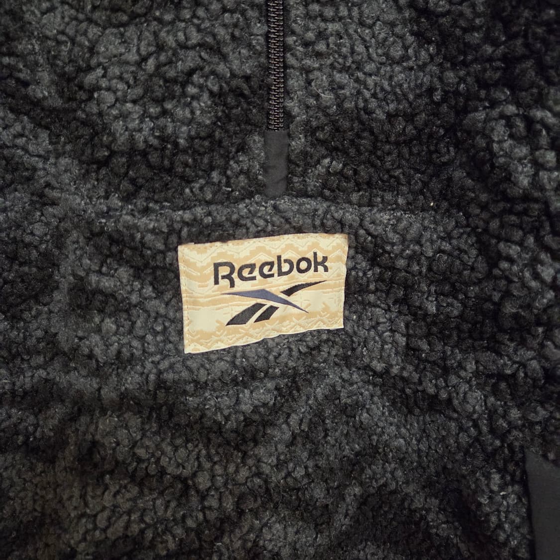 리복 뽀글이 리버서블 하프집업 M(남녀공용) 상품이미지5